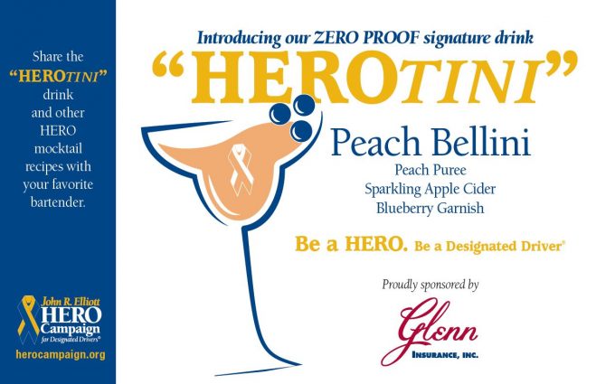 HEROtini Recipe card