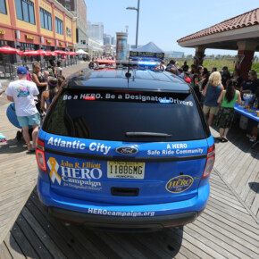 The HERO Campaign for Designated Drivers’ HEROtini Mocktail tasting event on the Atlantic City Boardwalk, Wednesday, July 3, 2019. (PHOTOGRAPH BY VERNON OGRODNEK )