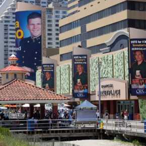 The HERO Campaign for Designated Drivers’ HEROtini Mocktail tasting event on the Atlantic City Boardwalk, Wednesday, July 3, 2019. (PHOTOGRAPH BY VERNON OGRODNEK )