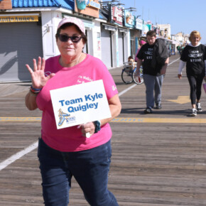 A scene from from the 13th Annual HERO Walk, on the Ocean City Boardwalk, Sunday, October 20, 2024. Proceeds from the event benefit the HERO Campaign, whose mission is to prevent drunk driving by making the use of designated drivers as automatic as wearing a seatbelt.